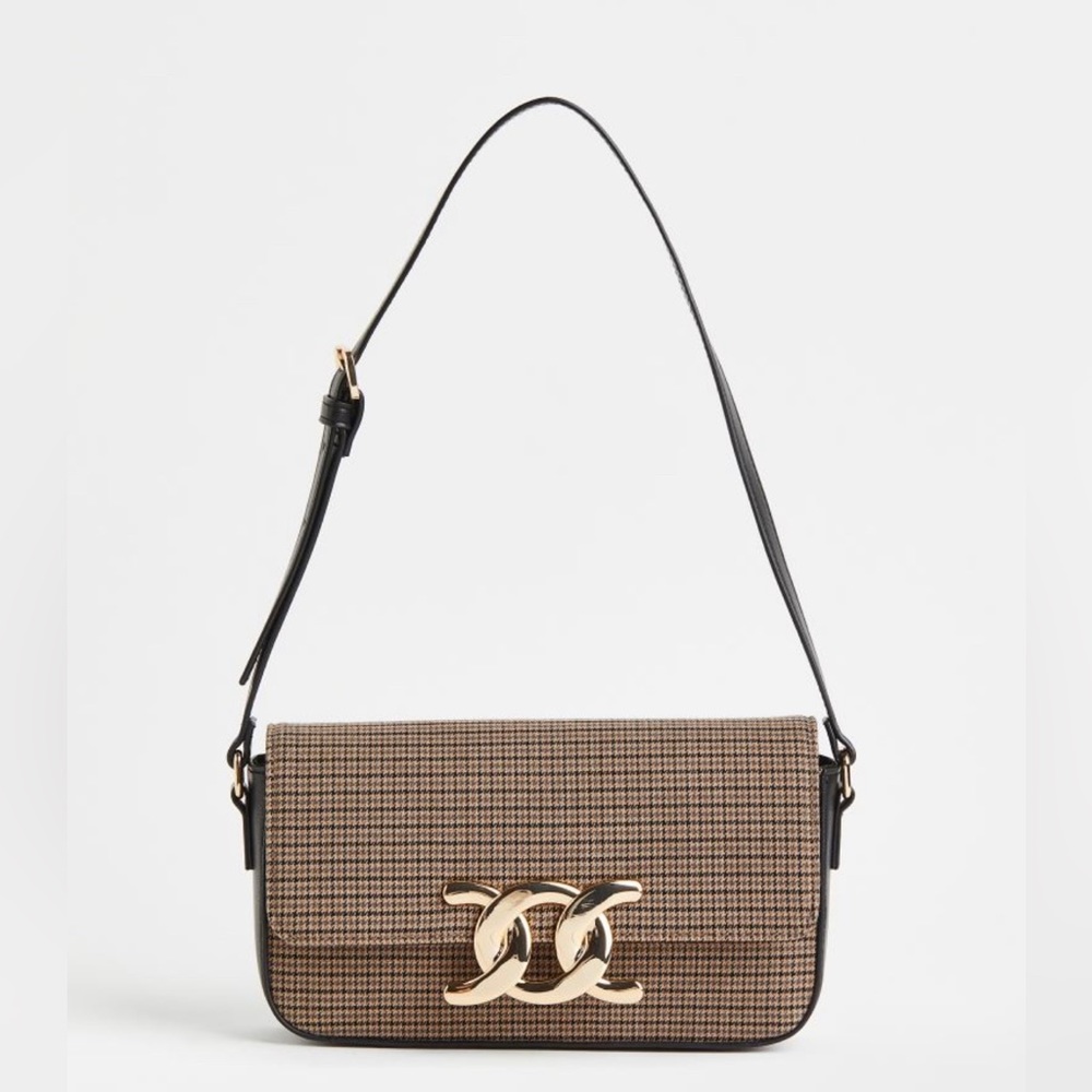 H&M Checkered Shoulder Bag
